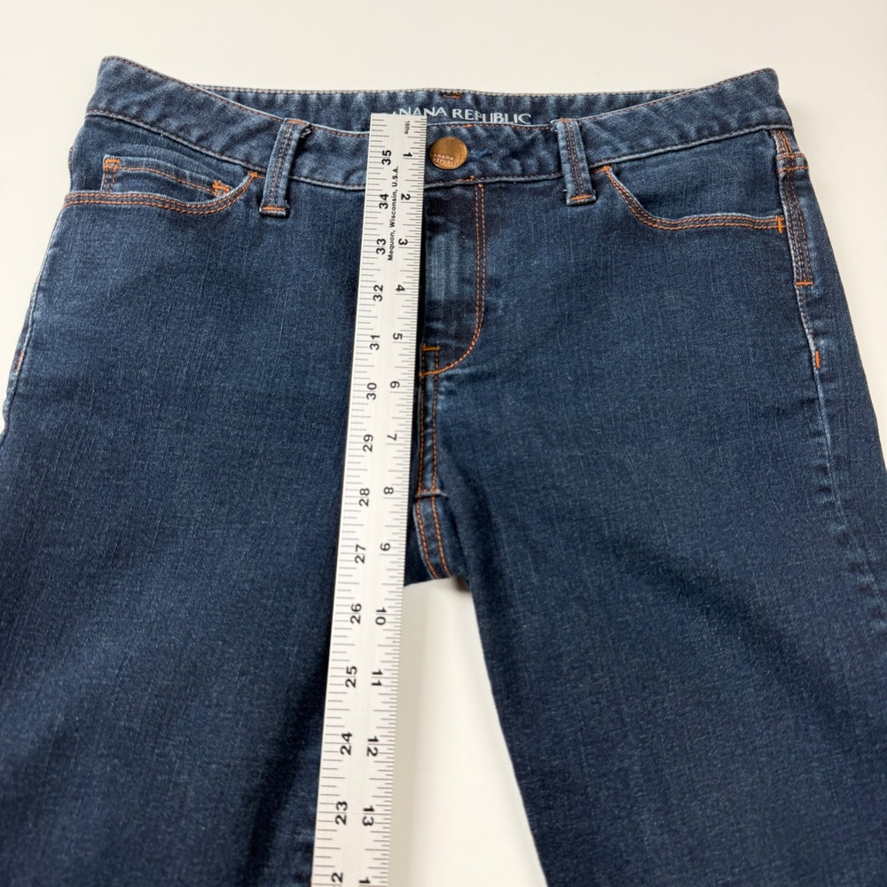 Banana Republic Skinny Jeans Dark Wash Womens 27 Low Rise Denim - Picture 10 of 16